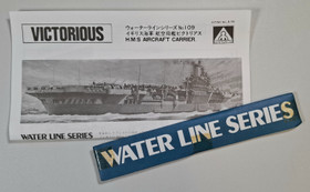 KÄYTETTY Aoshima 1/700 H.M.S. Aircraft Carrier Victorious