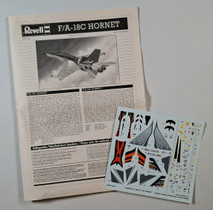 KÄYTETTY Revell 1/144 F/A-18C Hornet + lisäosia