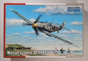 KÄYTETTY Special Hobby 1/72 Messerschmitt Bf 109E-1 'J/88 Legion Condor'