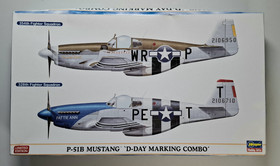 KÄYTETTY Hasegawa 1/72 P-51B Mustang 'D-Day Marking Combo'