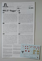 KÄYTETTY Italeri 1/48 MiG-27 Flogger-D