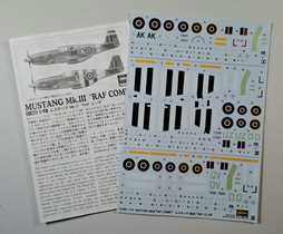 KÄYTETTY Hasegawa 1/72 Mustang Mk.III 'RAF Combo'