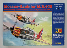 KÄYTETTY RS Models 1/72 Morane-Saulnier M.S.406