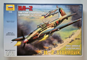 KÄYTETTY Zvezda 1/72 IL-2 Stormovik Soviet Armored Attack Aircraft