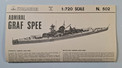 KÄYTETTY Italaerei 1/720 Admiral Graf Spee