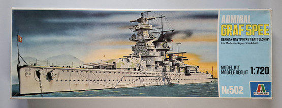 KÄYTETTY Italaerei 1/720 Admiral Graf Spee