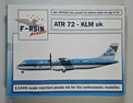 KÄYTETTY F-RSIN Plastic 1/144 ATR 72 - KLM uk + lisäosia