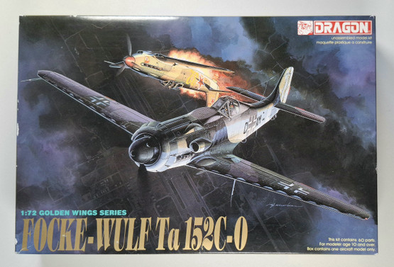 KÄYTETTY Dragon 1/72 Focke-Wulf Ta 152C-0