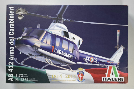 KÄYTETTY Italeri 1/72 AB 412 Arma dei Carabinieri