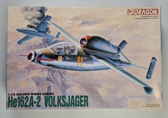 KÄYTETTY Dragon 1/72 He162A-2 Volksjager