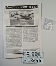 KÄYTETTY Revell 1/72 de Havilland Vampire FB.5