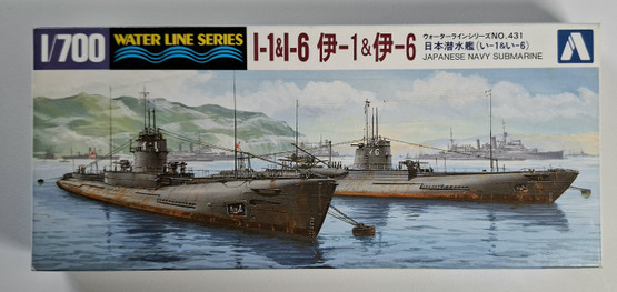 KÄYTETTY Aoshima 1/700 Japanese Navy Submarine I-1 & I-6