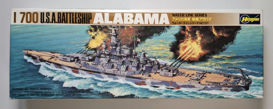 KÄYTETTY Hasegawa 1/700 U.S.A. Battleship Alabama