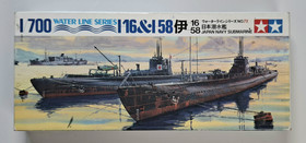 KÄYTETTY Tamiya 1/700 I-16 & I-58 Japan Navy Submarine