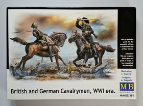 KÄYTETTY Master Box 1/35 British and German Cavalrymen, WWI era
