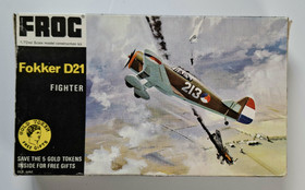 KÄYTETTY Frog 1/72 Fokker D21 Fighter