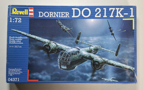 KÄYTETTY Revell 1/72 Dornier Do 217K-1 + lisäosia