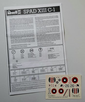 KÄYTETTY Revell 1/72 SPAD XIII C-1