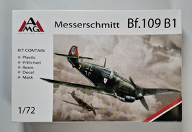 KÄYTETTY AMG 1/72 Messerschmitt Bf.109 B1