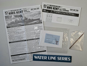 KÄYTETTY Aoshima 1/700 HMS Kent British Heavy Cruiser