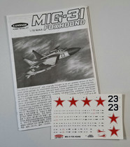 KÄYTETTY Kangnam 1/72 MiG-31 Foxhound