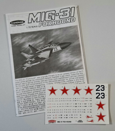 KÄYTETTY Kangnam 1/72 MiG-31 Foxhound