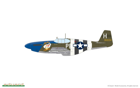 Eduard 1/48 Overlord D-Day Mustangs / P-51B Mustang (Limited Edition DUAL COMBO)