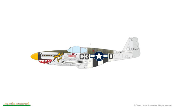 Eduard 1/48 Overlord D-Day Mustangs / P-51B Mustang (Limited Edition DUAL COMBO)