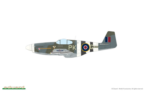 Eduard 1/48 Overlord D-Day Mustangs / P-51B Mustang (Limited Edition DUAL COMBO)