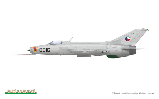 Eduard 1/48 EFKA Mig-21F-13 in Czechoslovak Service (Limited Edition)