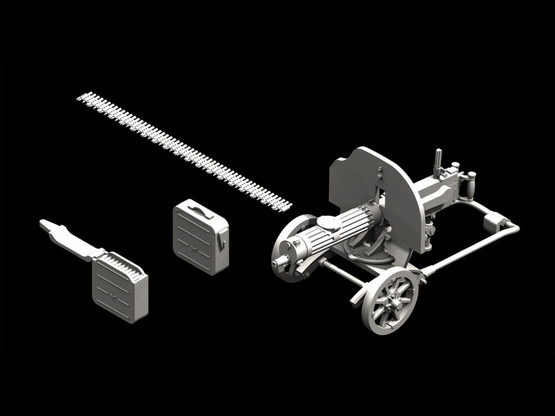 ICM 1/35 Soviet Maxim Machine Gun (1941)