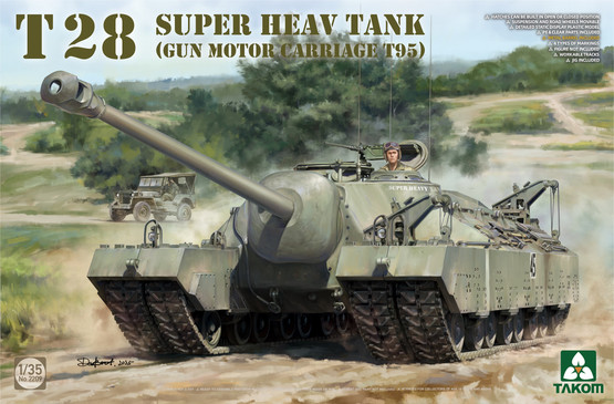 Takom 1/35 T28 Super Heavy Tank (Gun Motor Carriage T95)