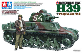 Tamiya 1/35 French Light Tank H39 Pz.Kpfw.38H 735(F)