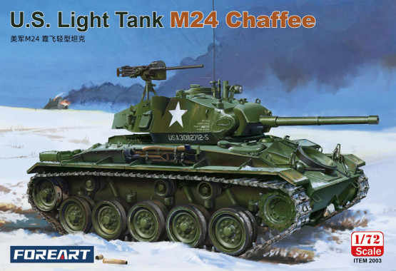 Foreart 1/72 U.S. Light Tank M24 Chaffee
