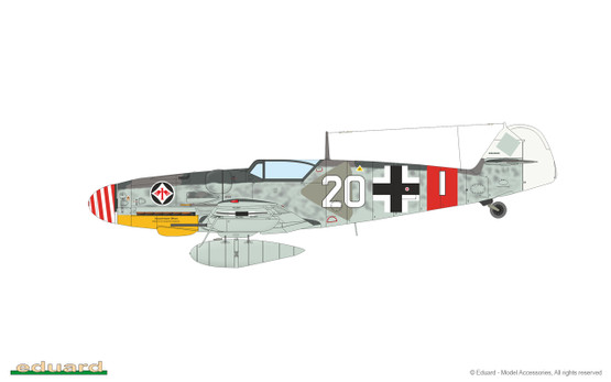 Eduard 1/72 Gustav Pt.2 Bf 109G-6 late & Bf 109G-14 (Limited Edition DUAL COMBO)