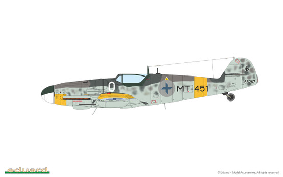Eduard 1/72 Gustav Pt.2 Bf 109G-6 late & Bf 109G-14 (Limited Edition DUAL COMBO)