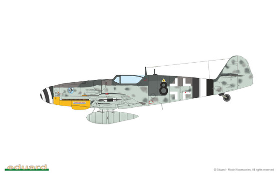 Eduard 1/72 Gustav Pt.2 Bf 109G-6 late & Bf 109G-14 (Limited Edition DUAL COMBO)