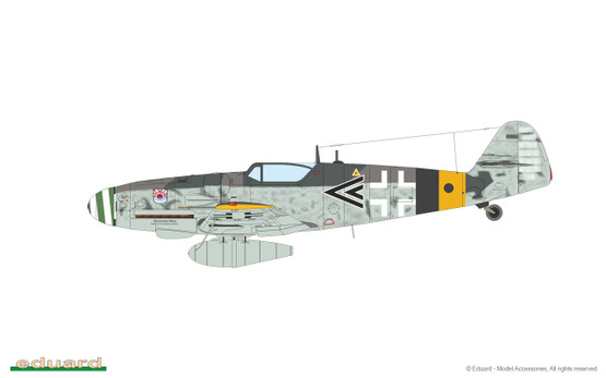 Eduard 1/72 Gustav Pt.2 Bf 109G-6 late & Bf 109G-14 (Limited Edition DUAL COMBO)
