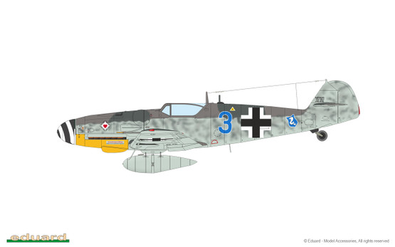Eduard 1/72 Gustav Pt.2 Bf 109G-6 late & Bf 109G-14 (Limited Edition DUAL COMBO)