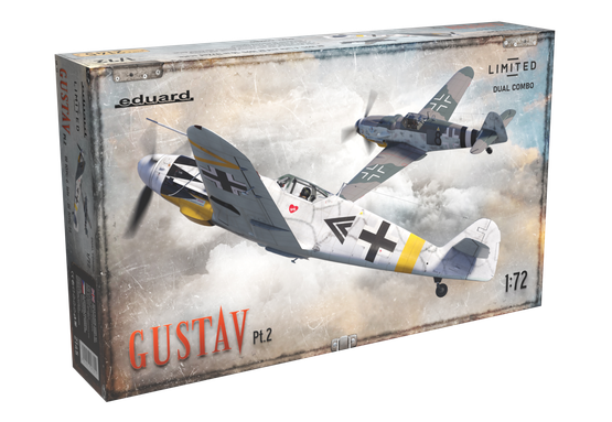 Eduard 1/72 Gustav Pt.2 Bf 109G-6 late & Bf 109G-14 (Limited Edition DUAL COMBO)