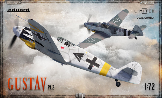 Eduard 1/72 Gustav Pt.2 Bf 109G-6 late & Bf 109G-14 (Limited Edition DUAL COMBO)