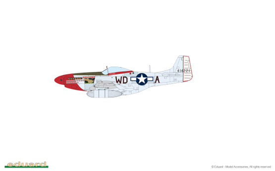 Eduard 1/72 Aces of The Eighth P-51D Mustang (Limited Edition DUAL COMBO)