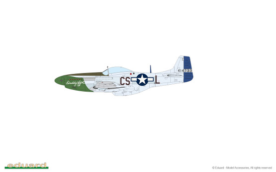 Eduard 1/72 Aces of The Eighth P-51D Mustang (Limited Edition DUAL COMBO)
