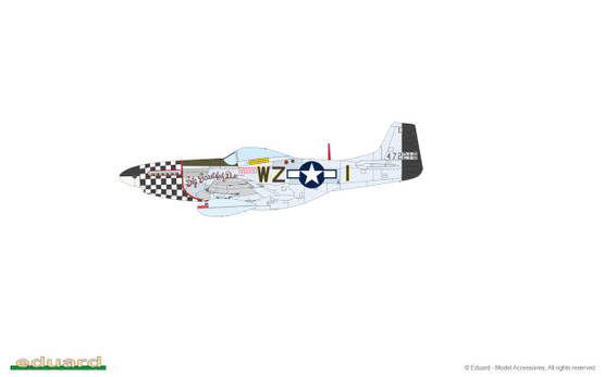 Eduard 1/72 Aces of The Eighth P-51D Mustang (Limited Edition DUAL COMBO)