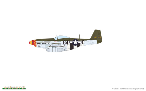 Eduard 1/72 Aces of The Eighth P-51D Mustang (Limited Edition DUAL COMBO)