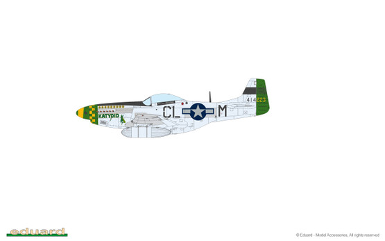 Eduard 1/72 Aces of The Eighth P-51D Mustang (Limited Edition DUAL COMBO)