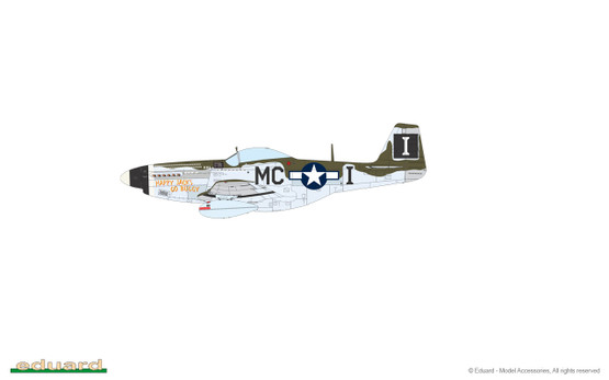 Eduard 1/72 Aces of The Eighth P-51D Mustang (Limited Edition DUAL COMBO)
