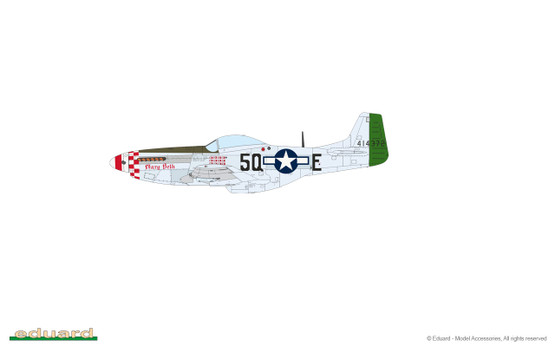 Eduard 1/72 Aces of The Eighth P-51D Mustang (Limited Edition DUAL COMBO)