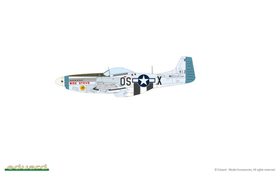 Eduard 1/72 Aces of The Eighth P-51D Mustang (Limited Edition DUAL COMBO)