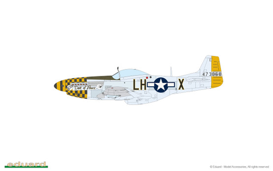 Eduard 1/72 Aces of The Eighth P-51D Mustang (Limited Edition DUAL COMBO)